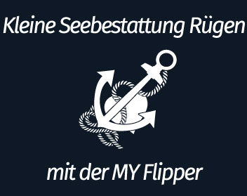 Kleine Seebestattung Rügen mit der MY Flipper